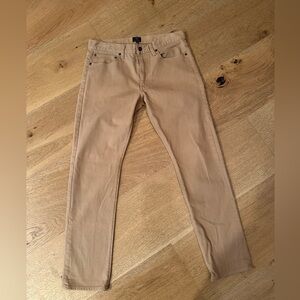 J. Crew The Driggs Men's Slim Fit Jeans in Tan